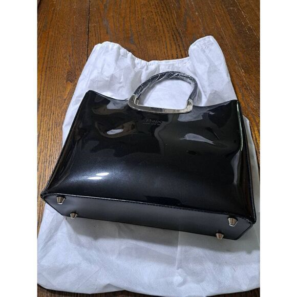 New Beijo 5644 Black Purse Handbag Shoulder Pocket Book Short Strap or Crossbody